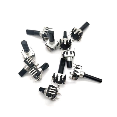 5mA 12 ধাপ রোটারি এনকোডার পুশ বোতাম সুইচ LED লাইট 5mA EC12