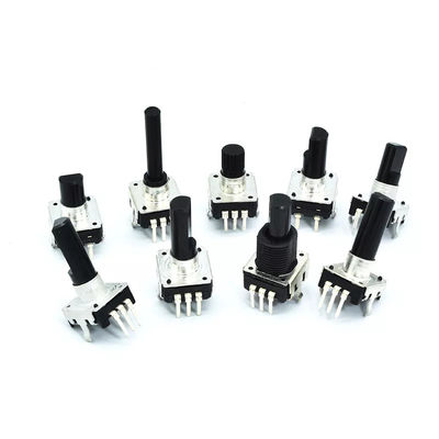 গুণ  Peaker Audio Ec12 Rotary Encoder With Push Button 10ohm Threaded Bushing কারখানা