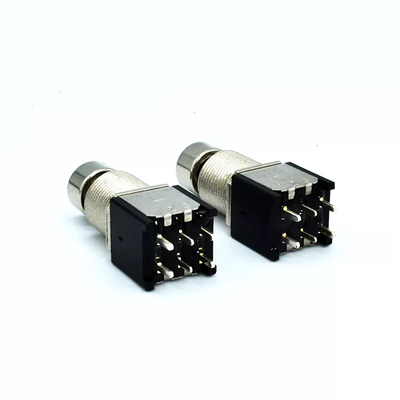 বৈদ্যুতিক গিটারের জন্য 9 পিন 3pdt Stomp সুইচ 500V