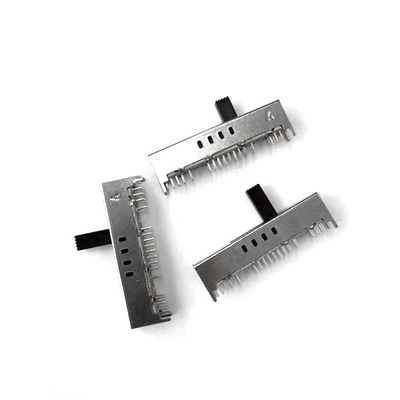 SS45-0408-G12 স্লাইড সুইচ 2p3t 50V মিনি স্লাইড সুইচ Spdt 0.3A