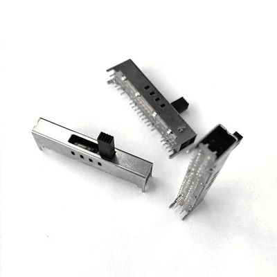 SS45-0408-G12 স্লাইড সুইচ 2p3t 50V মিনি স্লাইড সুইচ Spdt 0.3A