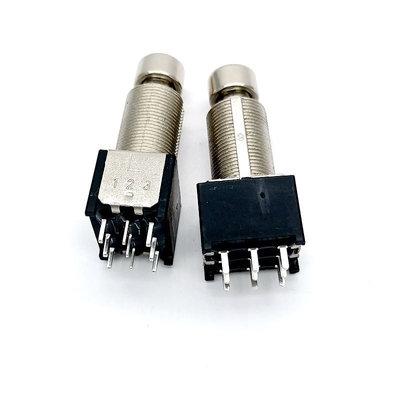 CE 17.1mm ফুট প্যাডেল গিটার 125V AC 6A 9 পিন ফুটসুইচ