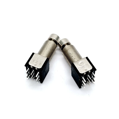CE 17.1mm ফুট প্যাডেল গিটার 125V AC 6A 9 পিন ফুটসুইচ