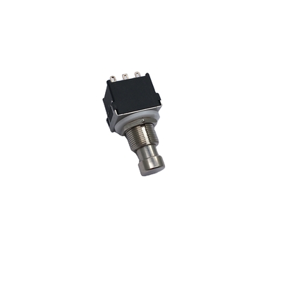 17mm পুশ বোতাম ফুটসুইচ 1500V Stomp 3pdt ইলেকট্রিক গিটার ব্যবহৃত
