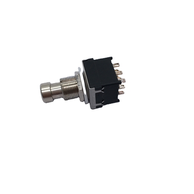 17mm পুশ বোতাম ফুটসুইচ 1500V Stomp 3pdt ইলেকট্রিক গিটার ব্যবহৃত