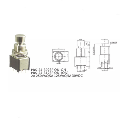 3PDT গিটার ফুট সুইচ 9 PIN Dpdt Stomp সুইচ ট্রু বাইপাস