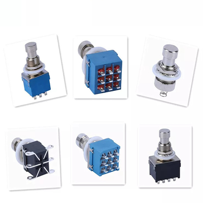 3PDT গিটার ফুট সুইচ 9 PIN Dpdt Stomp সুইচ ট্রু বাইপাস