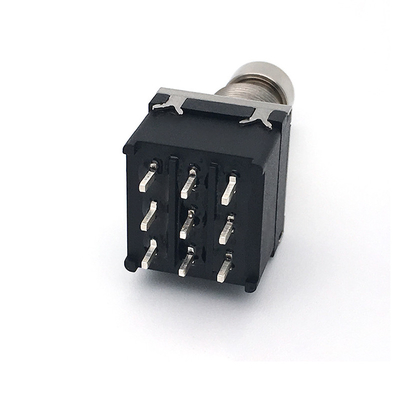 2A 250VAC গিটার ফুট সুইচ CE TQ 3pdt ল্যাচিং ফুটসুইচ