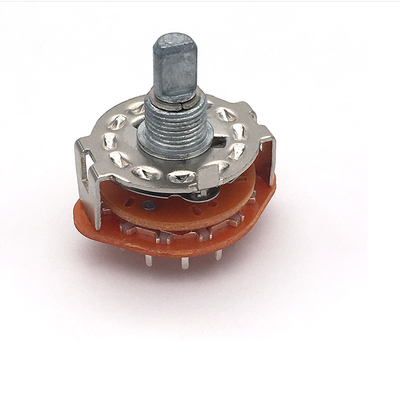 DC500V 2 পোল 6 পজিশন রোটারি সুইচ 100ohm Cts 5 উপায়