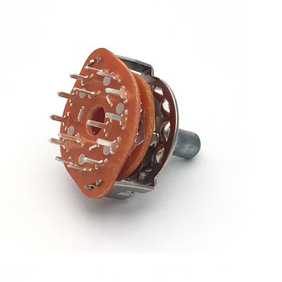 DC500V 2 পোল 6 পজিশন রোটারি সুইচ 100ohm Cts 5 উপায়