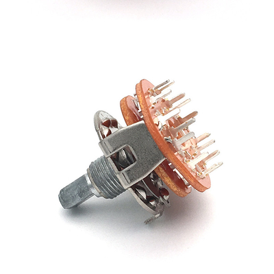 DC500V 2 পোল 6 পজিশন রোটারি সুইচ 100ohm Cts 5 উপায়
