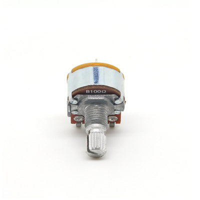 25ohm B100k পটেনশিওমিটার ডুয়াল 0.5A ক্রমাগত ঘূর্ণমান সুইচ