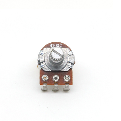25ohm B100k পটেনশিওমিটার ডুয়াল 0.5A ক্রমাগত ঘূর্ণমান সুইচ