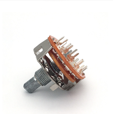 DC500V কন্টিনিউয়াস রোটারি সুইচ 100ohm 4 পোল সিলেক্টর সুইচ 2 পজিশন