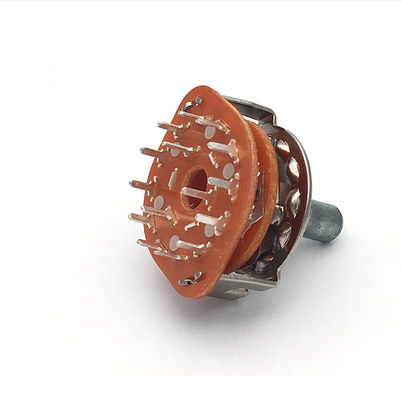 50 60HZ 1 পোল 4 পজিশন রোটারি সুইচ 500V রোটারি স্পিকার সিলেক্টর