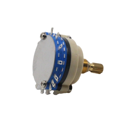 CE 0.8mm ক্রমাগত ঘূর্ণমান সুইচ 0.5A 4 পোল 2 অবস্থান ঘূর্ণমান