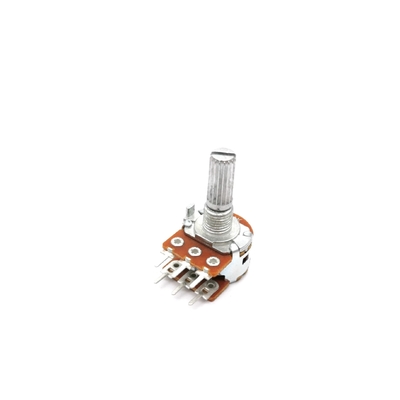 হিউমিডিফায়ারের জন্য 16mm B10K রোটারি পটেনশিওমিটার 50K 6 পিন ভলিউম পট
