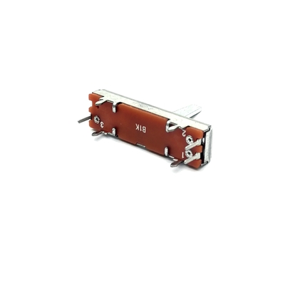দৈর্ঘ্য 35mm B10k Fader AC300V একক চ্যানেল ফ্যাডার মিক্সিং ডেস্ক