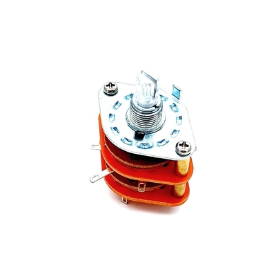 ব্যাস 29mm 12 অবস্থান ঘূর্ণমান সুইচ 0.3A