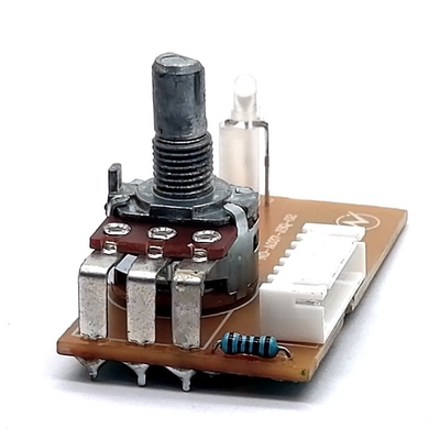 16mm রোটারি সুইচ 5000ohm একক মেরু 3 অবস্থান ঘূর্ণমান সুইচ পাত্র