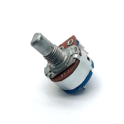 150V AC 500k পটেনশিওমিটার সুইচ সহ 15mm 3 পজিশন মিক্সার কনসোল